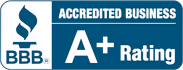 BBB Accredited Business, A+ Rating